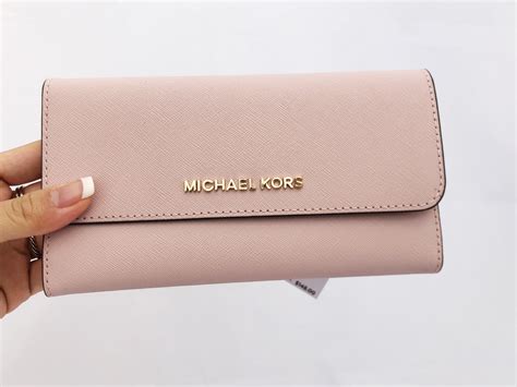 michael kors jet set travel wallet blossom|michael kors jetsetter wallet.